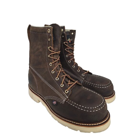 thorogood Other - Thorogood Men's 8 " Steel Toe Work Boot (U.S.A.) 804-4378 Brown Size 11D